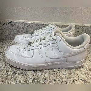 Nike Air Force Ones, size: Men’s 8.5 and fits Women’s Size 10